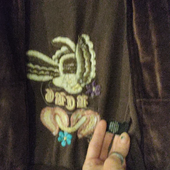 BCBG DOUBLE ZIPPERED EMBROIDERED🌺 SOFT JACKET - Picture 9 of 9